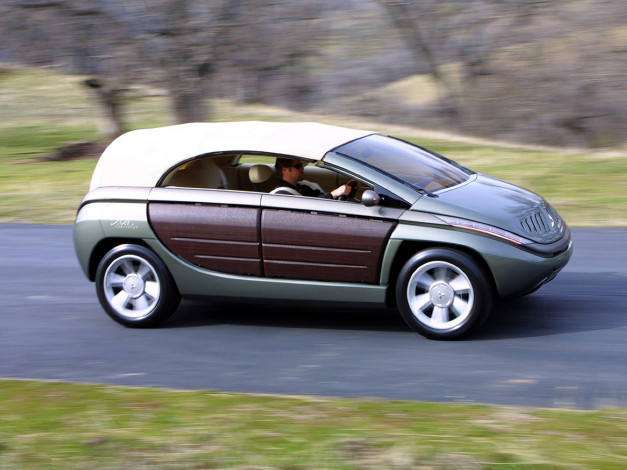 Обои картинки фото mitsubishi s u p concept 2001, автомобили, mitsubishi, s, u, p, concept, 2001