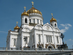обоя храм христа спасителя, города, - православные церкви,  монастыри, храм, христа, спасителя, москва, россия
