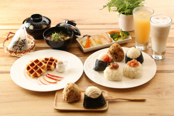 Картинка еда рыба +морепродукты +суши +роллы рис овощи завтрак роллы напитки суп вафли