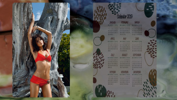 Картинка календари девушки дерево взгляд женщина