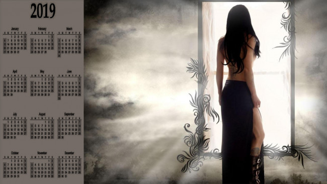 Обои картинки фото календари, фэнтези, женщина
