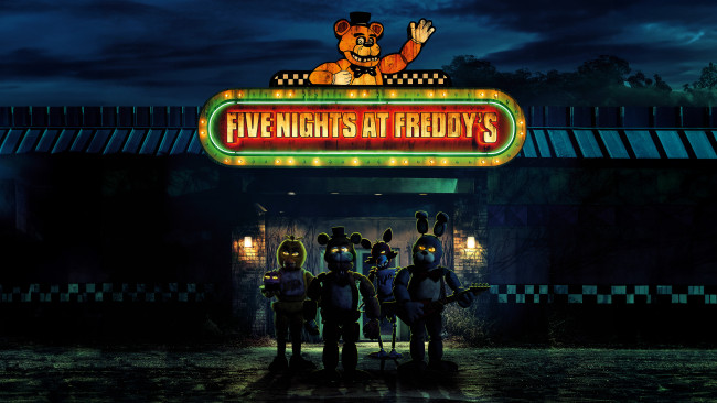 Обои картинки фото five nights at freddy`s ,  2023 , кино фильмы, -unknown , другое, пять, ночей, с, фредди, ужасы, peacock, five, nights, at, freddys, matthew, lillard, josh, hutcherson