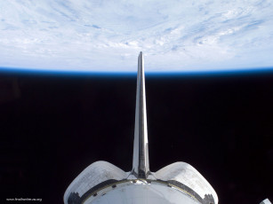 Картинка discovery in earth orbit космос космические корабли станции
