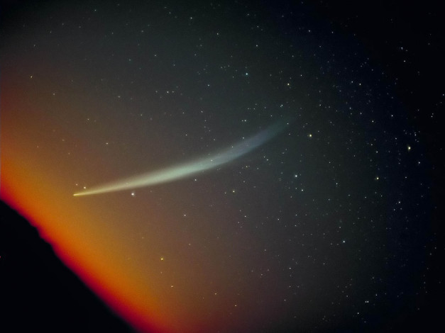 Обои картинки фото comet, ikeya, seki, космос, кометы, метеориты