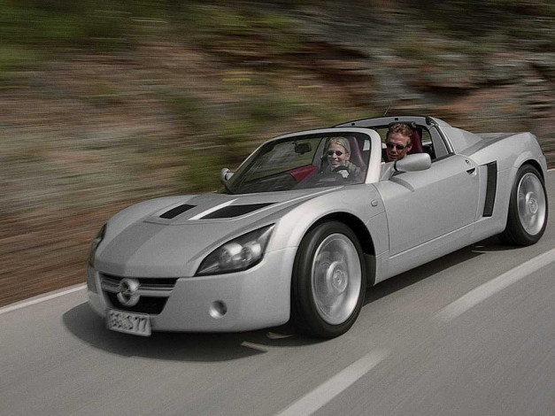 Обои картинки фото opel, speedster, автомобили