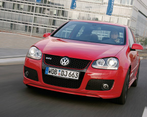 Картинка volkswagen golf gti edition автомобили