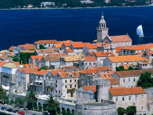 Картинка korcula croatia города