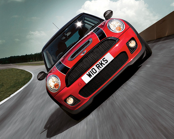 Обои картинки фото mini, 2007, john, cooper, works, автомобили