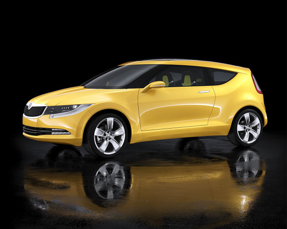 Обои картинки фото skoda, joyster, автомобили