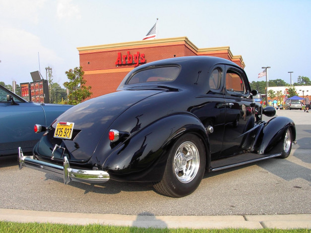 Обои картинки фото 1938, chevrolet, coupe, classic, автомобили, выставки, уличные, фото