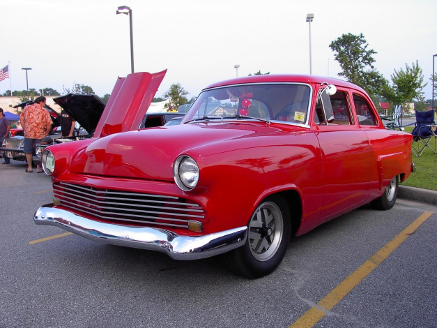 Обои картинки фото 1953, ford, custom, sedan, classic, автомобили