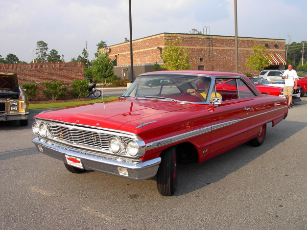 Обои картинки фото 1964, ford, galaxie, 500, classic, автомобили