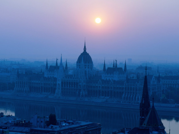 Обои картинки фото houses, of, parliament, budapest, hungary, города