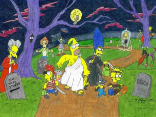 Картинка мультфильмы the simpsons