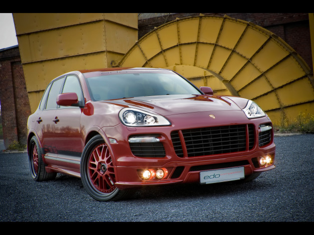 Обои картинки фото 2009, edo, competition, porsche, cayenne, gts, автомобили