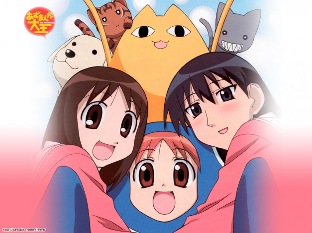 Обои картинки фото аниме, azumanga, daioh