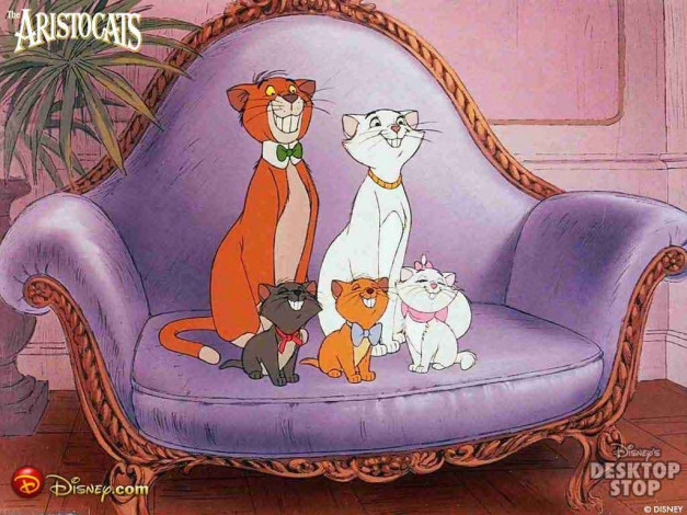 Обои картинки фото мультфильмы, the, aristocats