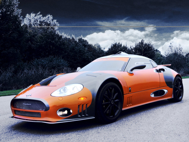 Обои картинки фото spyker, c8, laviolette, lm85, 2009, автомобили