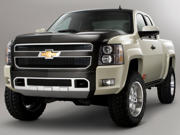 Обои картинки фото silverado, zr2, concept, автомобили, chevrolet