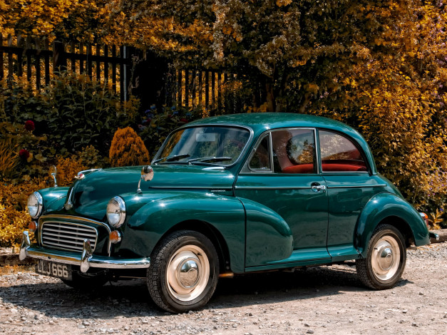 Обои картинки фото morris, minor, 1000, 1956–70, автомобили, классика, ретро