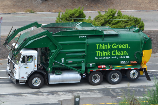 Обои картинки фото автомобили, мусоровозы, мусоровоз, зеленый