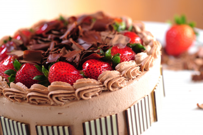 Обои картинки фото еда, торт, только, berries, strawberries, cake, десерт, dessert, food, cheesecake, чизкейк, крем, шоколад, chocolate, сладкое, пирожное, клубника, ягоды
