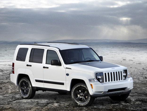 Обои картинки фото 2012 jeep liberty arctic, автомобили, jeep, белый, тюнинг, liberty