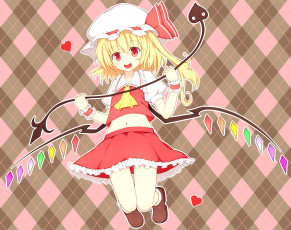 обоя аниме, touhou, девушка, взгляд, фон