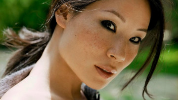 Картинка девушки lucy+liu лицо азиатка актриса люси лю