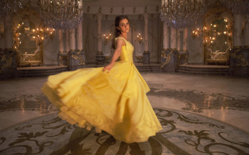 Картинка кино+фильмы beauty+and+the+beast beauty and the beast dress movie yellow emma watson cinema film disney fairy tale