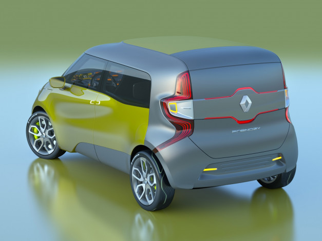 Обои картинки фото renault frendzy concept 2011, автомобили, 3д, frendzy, renault, 2011, concept