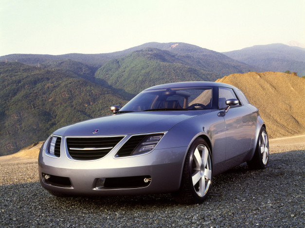 Обои картинки фото saab 9x concept 2001, автомобили, saab, concept, 9x, 2001