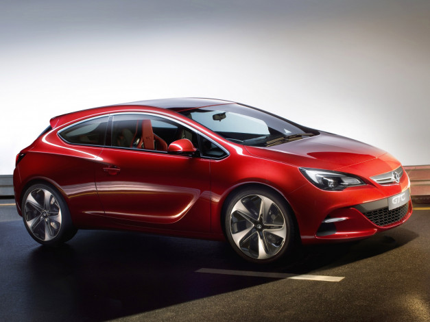 Обои картинки фото vauxhall gtc paris concept 2010, автомобили, vauxhall, gtc, paris, concept, 2010