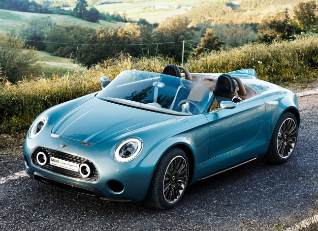 Обои картинки фото mini superleggera vision concept 2014, автомобили, mini, 2014, concept, vision, superleggera