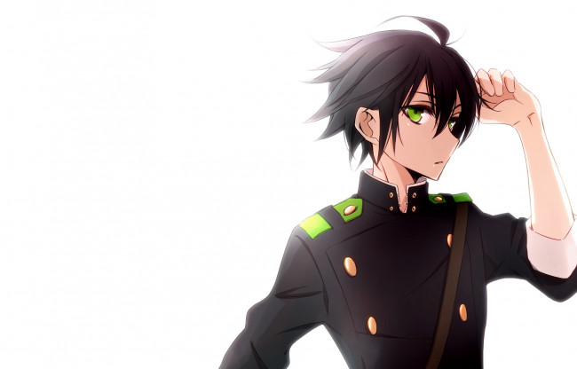 Обои картинки фото аниме, owari no seraph, hyakuya, yuuichirou