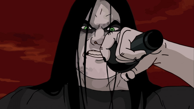 Обои картинки фото dethklok by splatkin, музыка, dethklok, рисунок