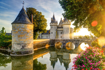 Картинка le+chateau+de+sully-sur-loire france города замки+франции le chateau de sully-sur-loire