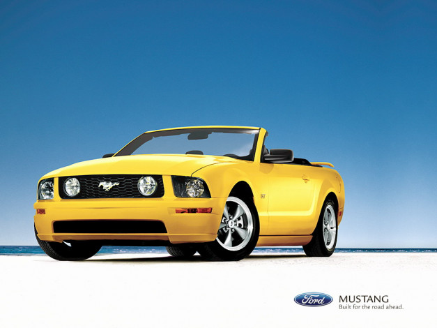 Обои картинки фото ford, mustang, автомобили