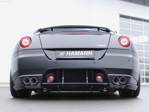 Обои картинки фото hamann, ferrari, 599, gtb, fiorano, 2007, автомобили