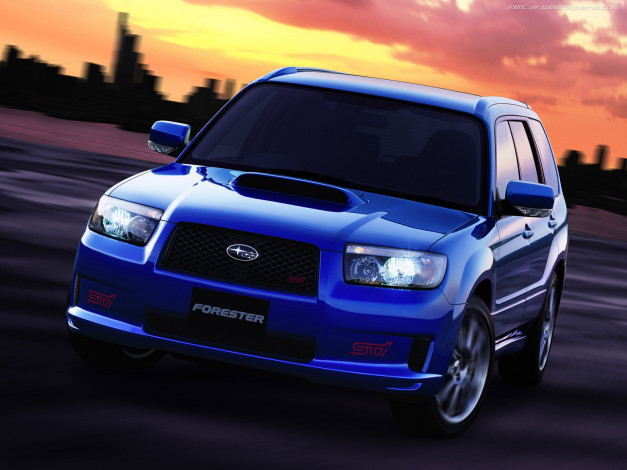 Обои картинки фото subaru, forester, sti, version, автомобили