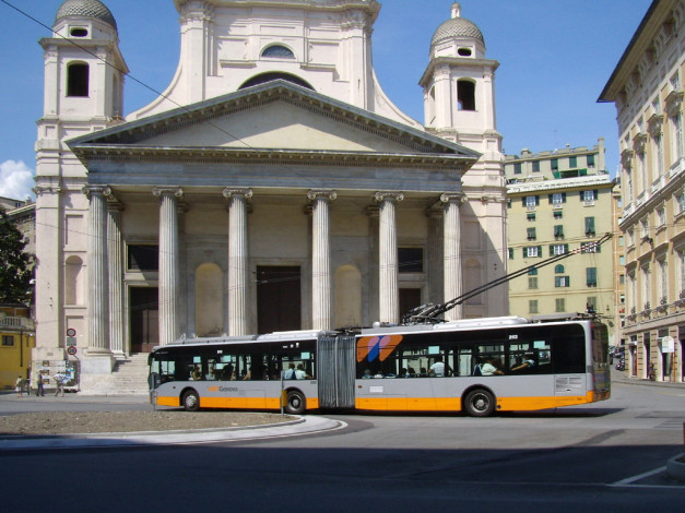 Обои картинки фото техника, троллейбусы