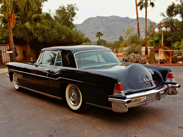 Обои картинки фото lincoln, continental, 1956, 57г, автомобили