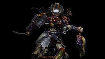 Картинка predator разное игрушки поза воин меч существо