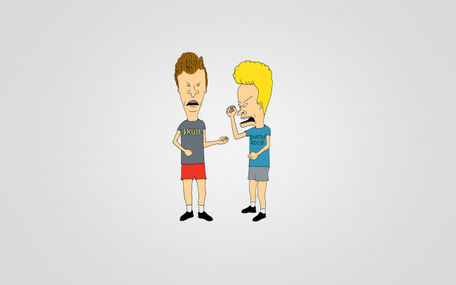 Обои картинки фото бивис, баттхед, мультфильмы, beavis, and, butt, head, и, чуваки, butt-head