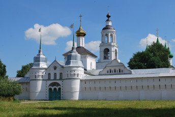 обоя Ярославль, города, - православные церкви,  монастыри, монастырь