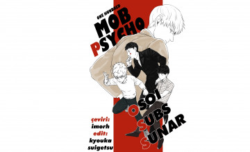 Картинка аниме mob+psycho+100 персонажи арт