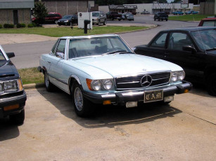 Картинка mercedes 450sl автомобили benz