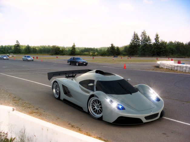 Обои картинки фото 2005, i2b, concept, project, raven, le, mans, prototype, автомобили