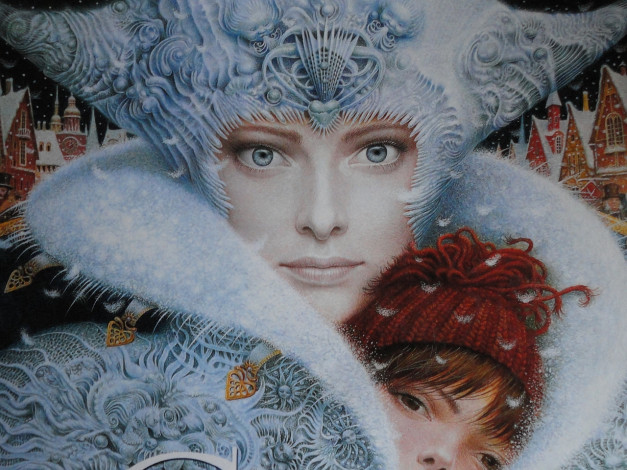 Обои картинки фото владислав, ерко, иллюстрации, снежной, королеве, фэнтези, люди