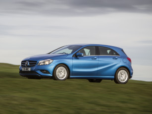 Картинка автомобили mercedes-benz a 180 cdэ uk-spec w176 2012 синий